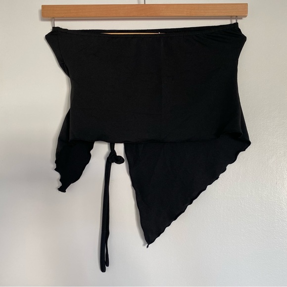 NWOT Princess Polly DESSY STRAPLESS TOP in BLACK - Picture 8 of 9